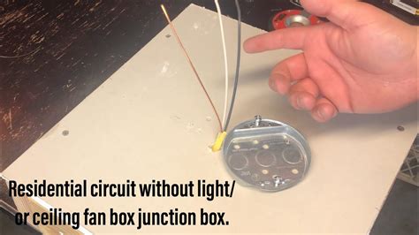 how to install a pancake electrical box|6 inch round electrical box.